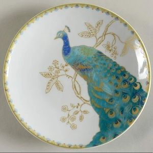 222 Fifth Peacock Garden Appetizer Plates (set of 4)